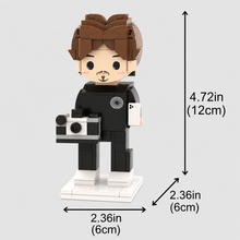 Veteran Gifts Custom Head Brick Figures Personalized Veteran Small Particle Block Toy