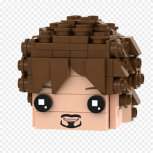Surprise for Dad Custom Head Brick Figures Super Dad Brick Figures Small Particle Block Toy
